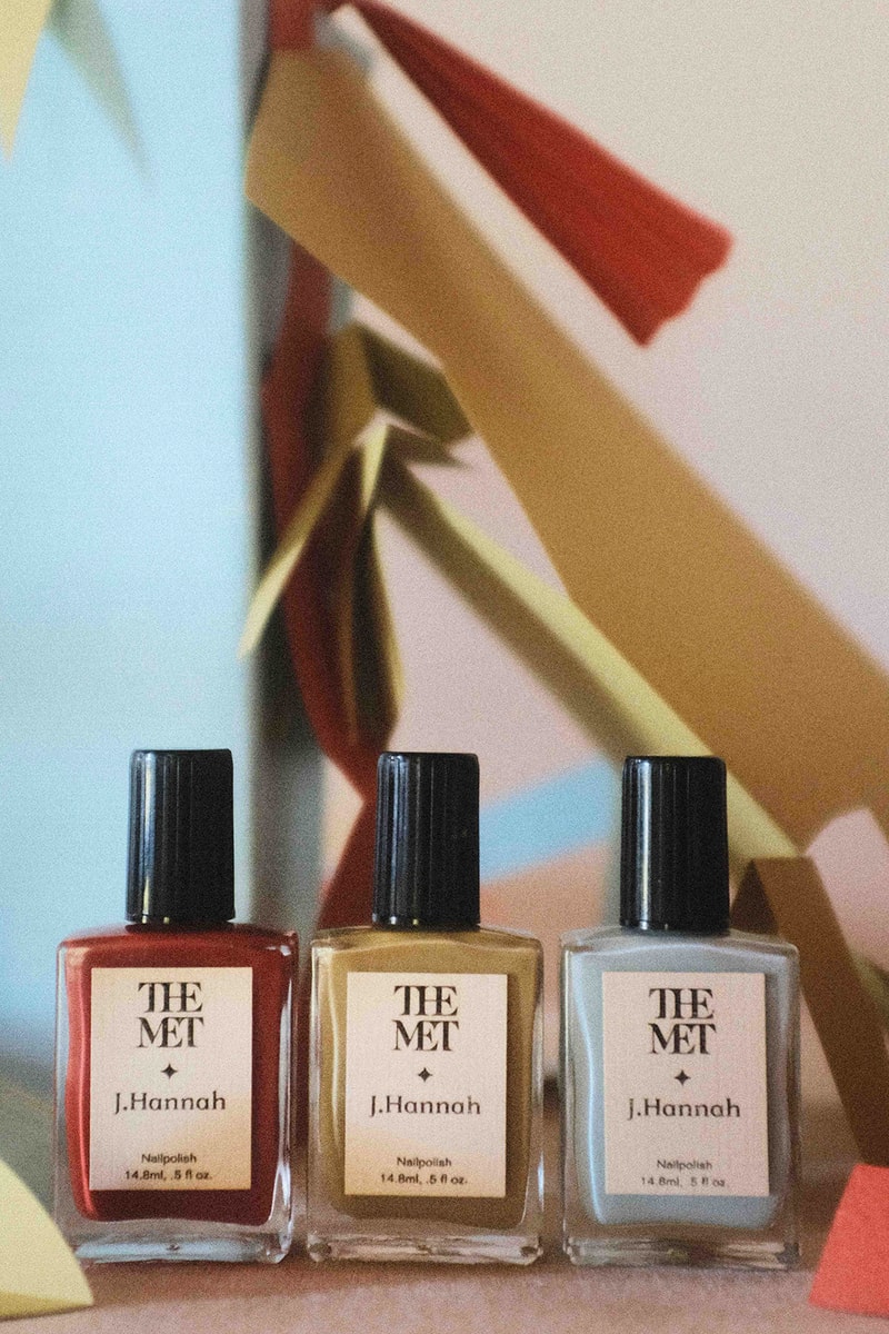 J.Hannah The Met Surrealist Nail Polish Set Green Red Blue Beauty Metropolitan Museum of Art