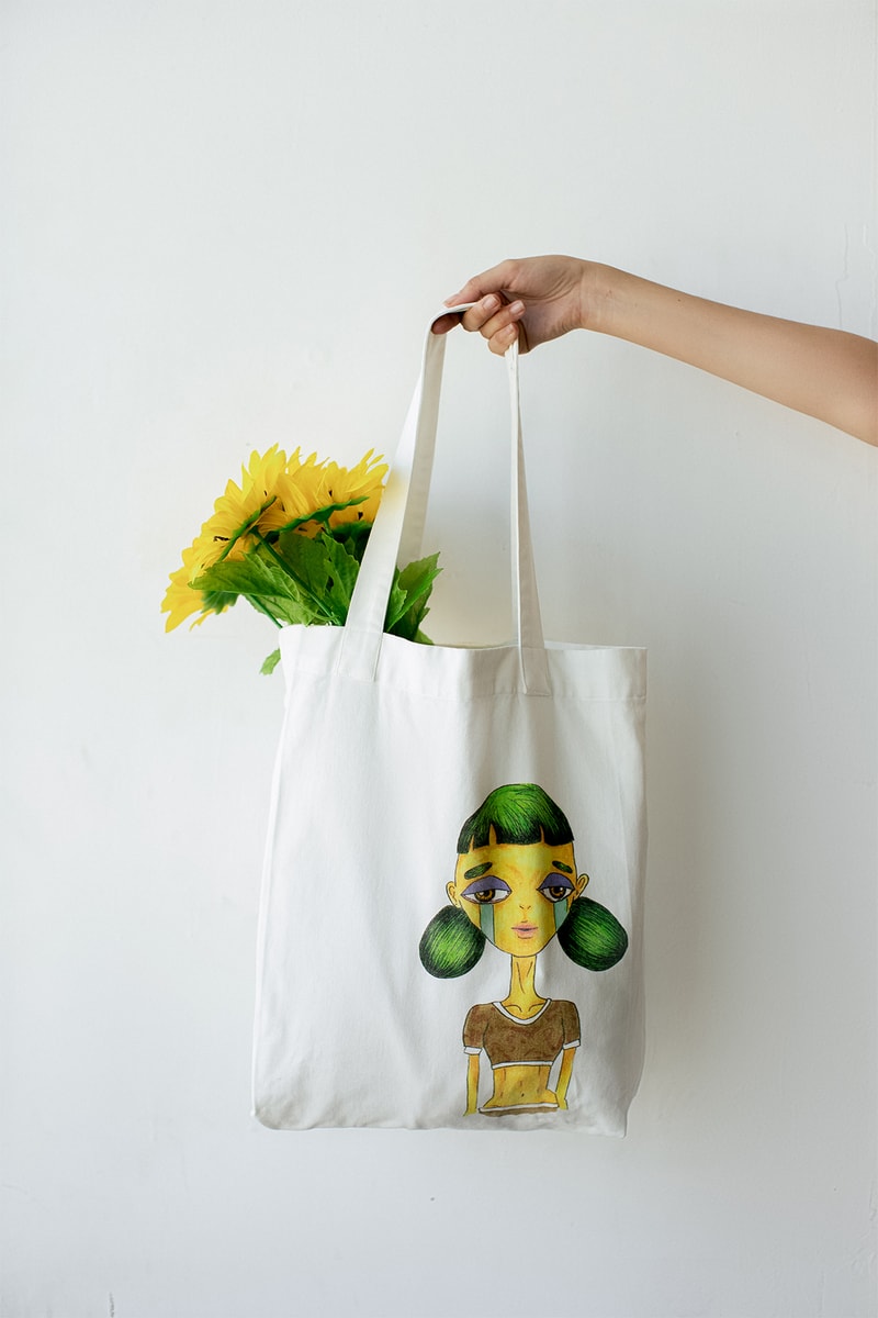Julia Abe Prom Apparel Collection Collaboration Sad Girl Tote
