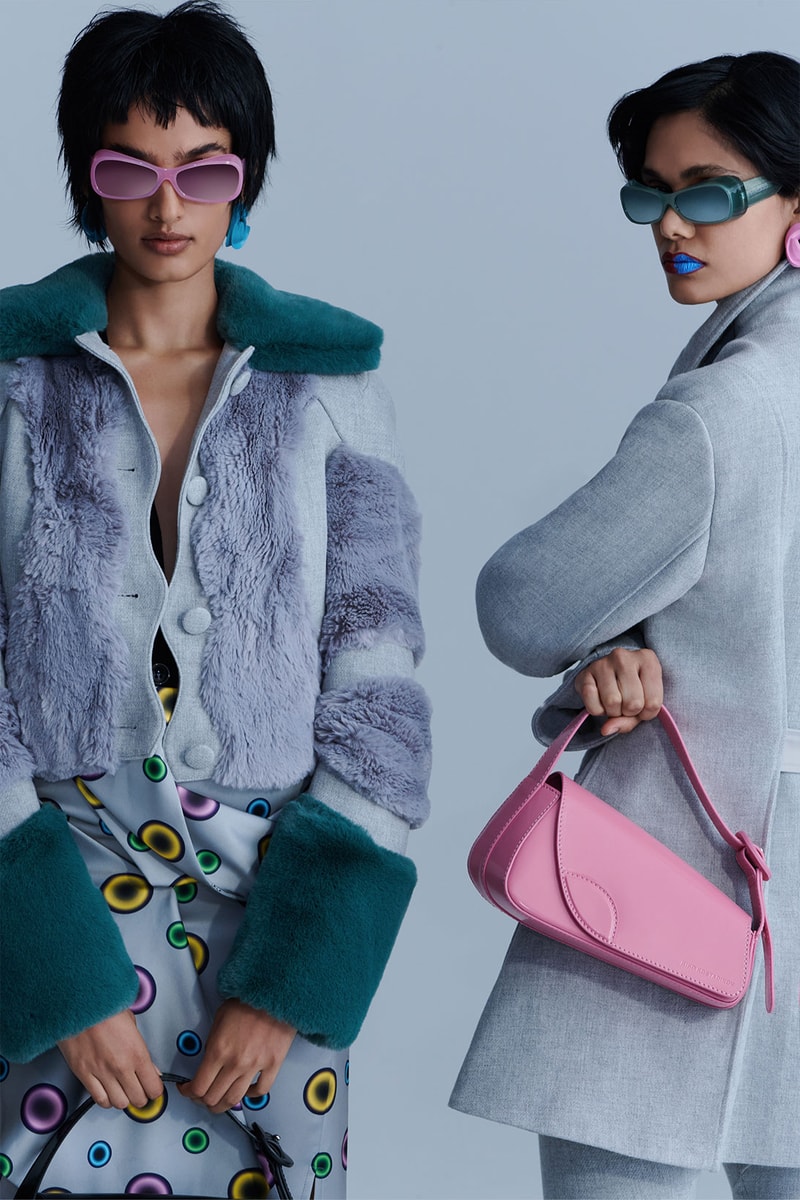 Kiko Kostadinov FW21 Campaign Faux Fur Jacket Handbag