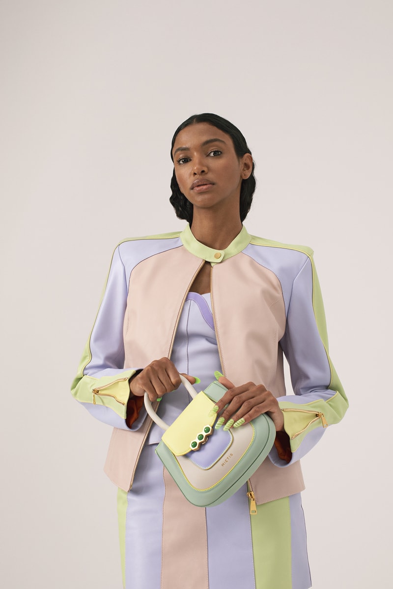 MIETIS Ready-to-Wear Leather Handbags Collection Jacket Skirt