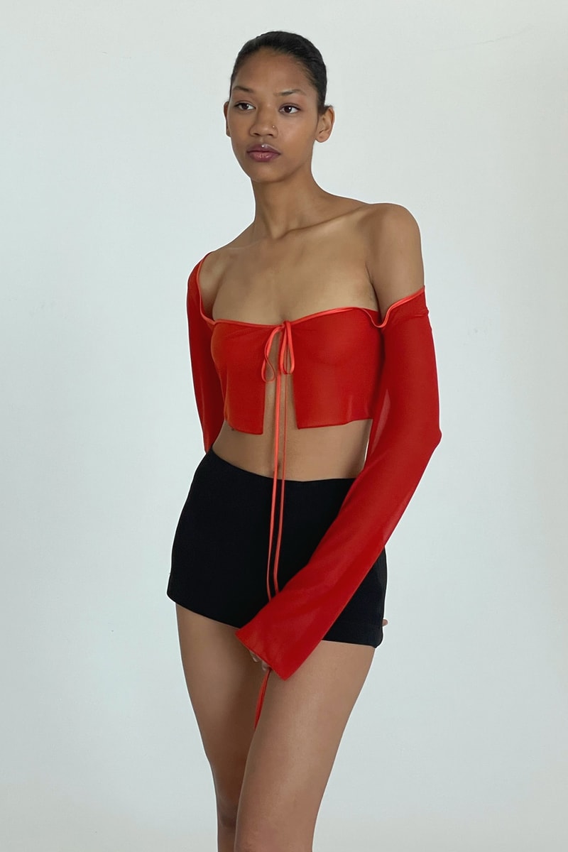 mirror palais new york city nyc fashion brand pop up top skirt