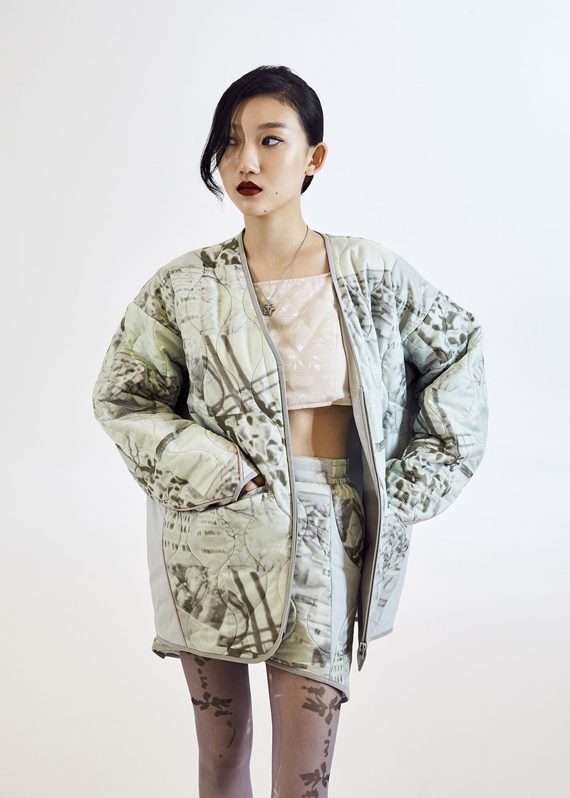 MISCHIEF 2021 Photo Dump Capsule Collection Lookbook Puffer Jacket SKirt