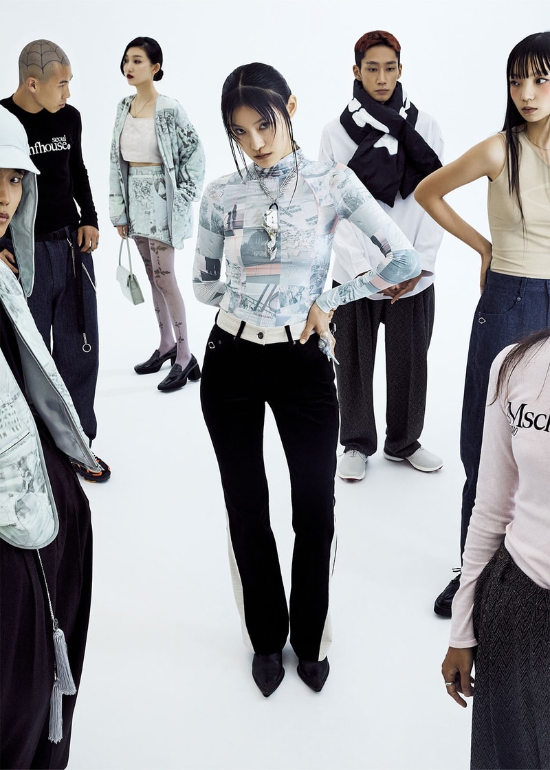 MISCHIEF 2021 Photo Dump Capsule Collection Lookbook Print Sheer Top