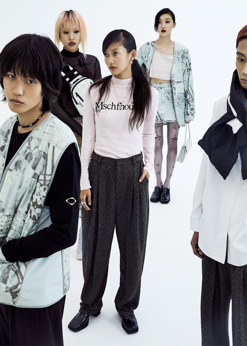 MISCHIEF 2021 Photo Dump Capsule Collection Lookbook Logo Tee Pants Vest