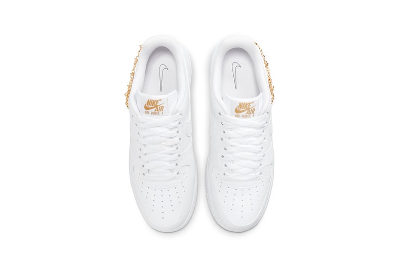 Nike Air Force 1 AF1 Low LX Lucky Charms White Gold Footwear Kicks Sneakers Shoes