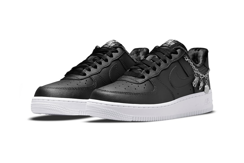 Nike Air Force 1 AF1 Low LX Lucky Charms Black Silver Footwear Kicks Sneakers Shoes