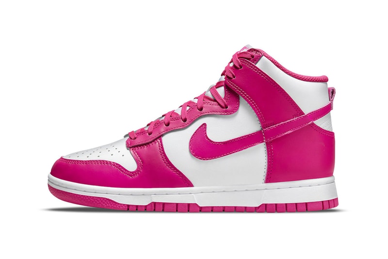 Nike Dunk High Pink Prime Womens Sneakers Details
