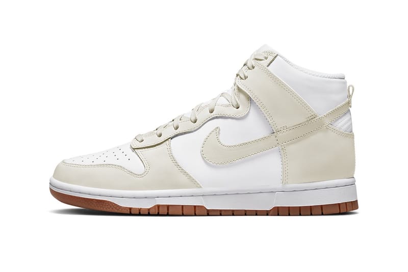 Nike Dunk High Arrives in a Neutral "Sail/Gum" Colorway