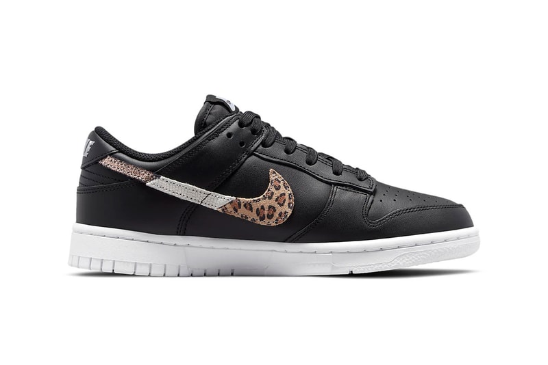 Nike Dunk Low Animal Instinct White Black Leopard Print Womens Sneakers Footwear Shoes Kicks