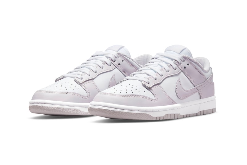 Nike Dunk Low Light Violet Purple White Womens Sneakers Kicks Shoes Footwear
