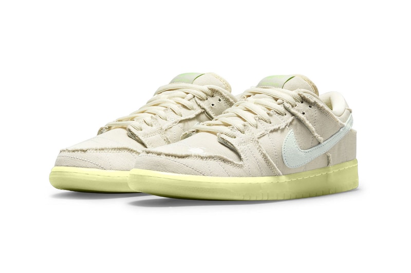 Nike SB Dunk Low Mummy Halloween Upper Shoelaces Toebox
