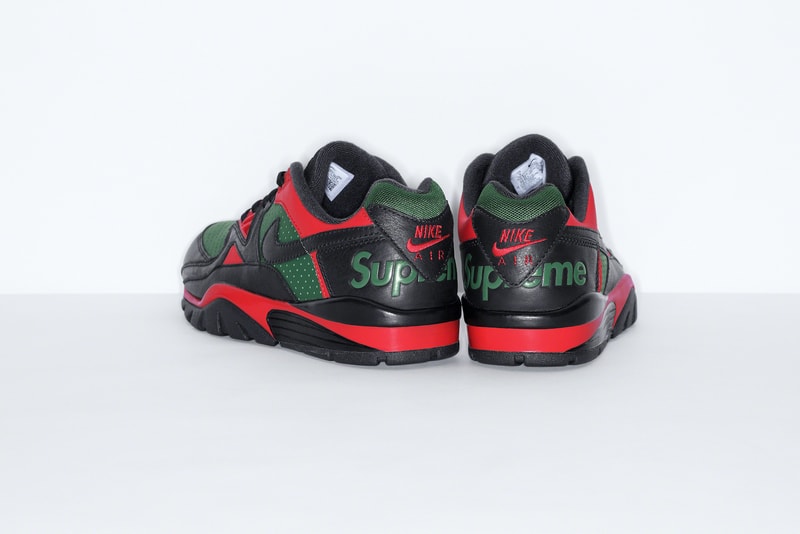 Supreme Nike Cross Trainer Low Sneakers Footwear Shoes Kicks Collaboration Black Red Green