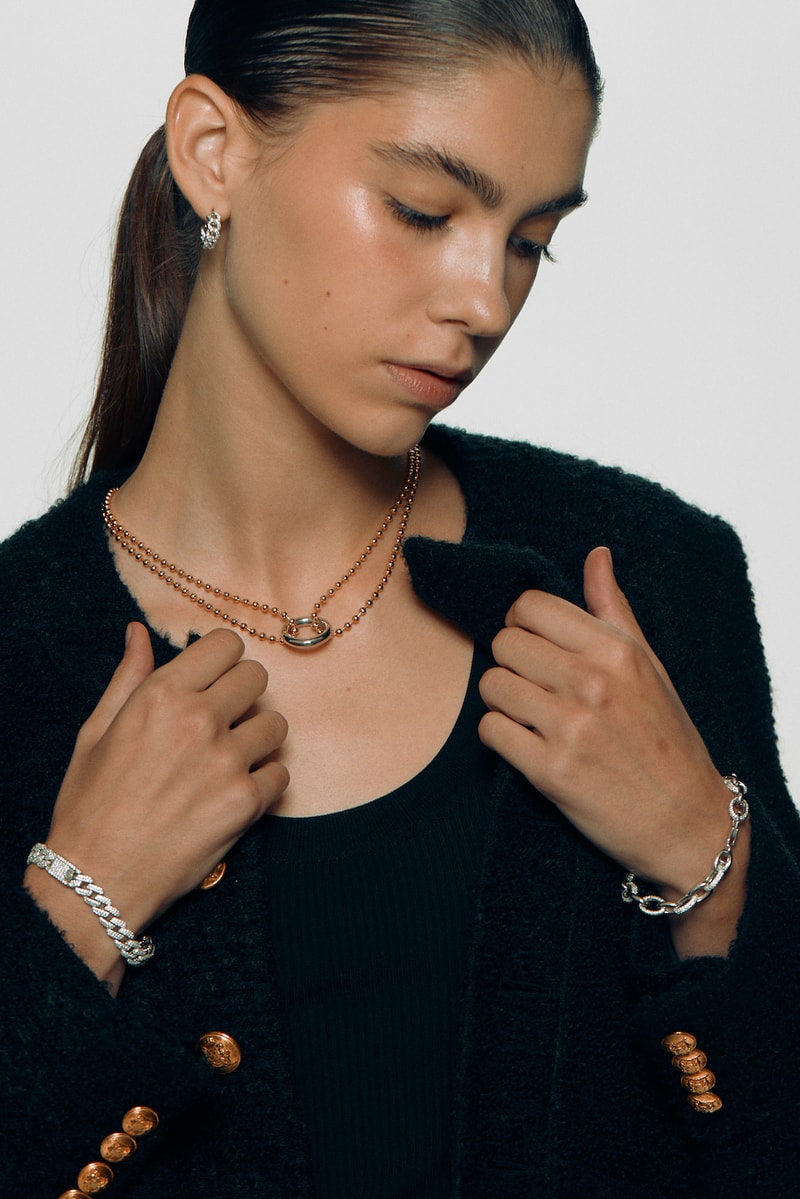 Numbering Spring Summer 2022 SS22 Jewelry Collection earrings necklaces bracelet