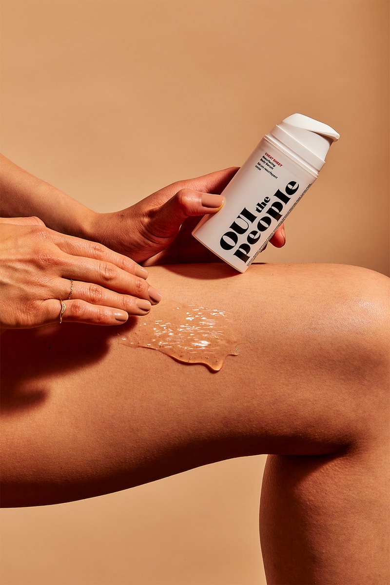 OUI the People CHEAT SHEET Body Care Serum Bottle White
