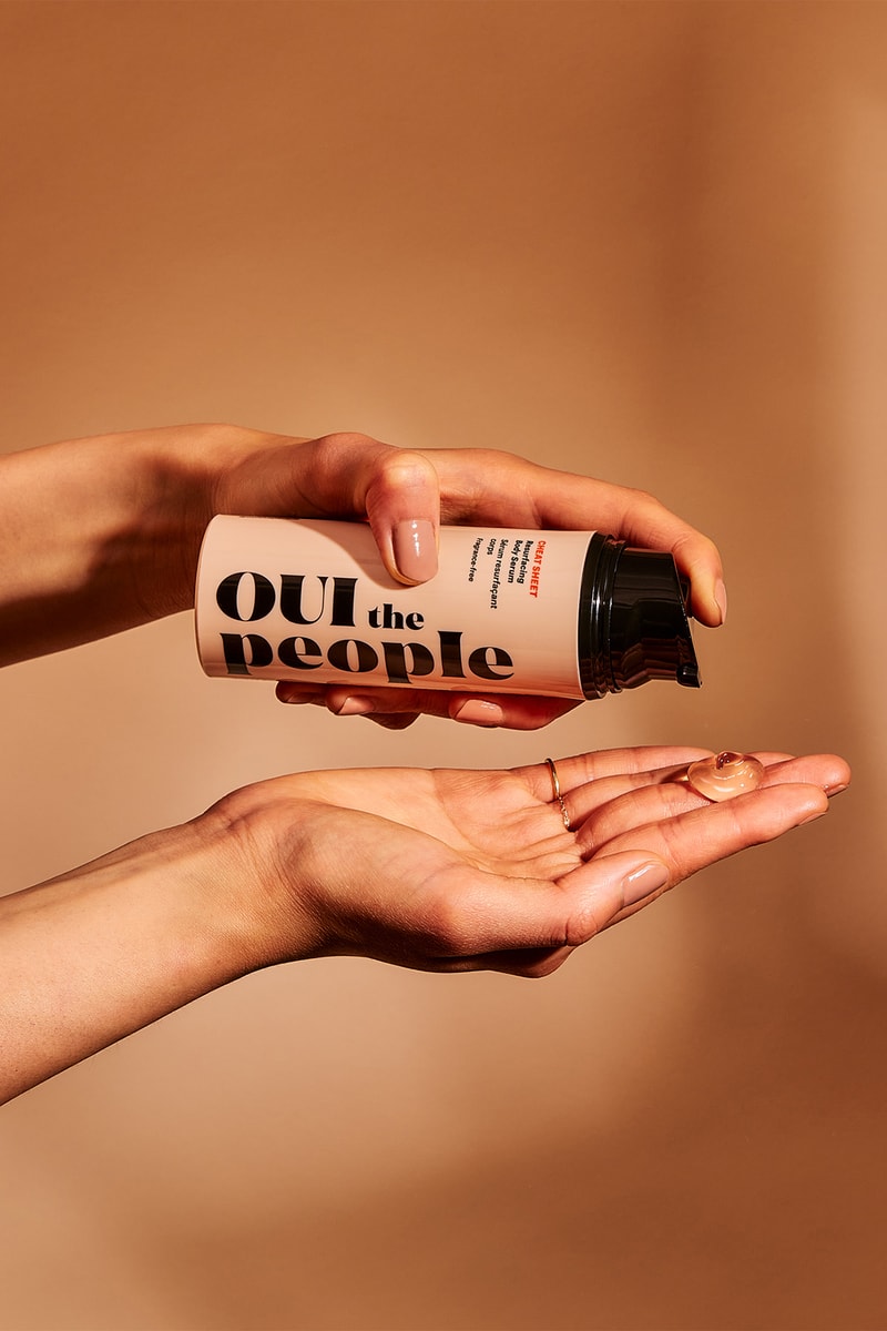 OUI the People CHEAT SHEET Body Care Serum Bottle Brown
