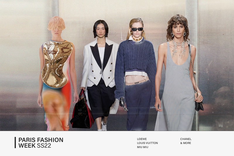 Paris Fashion Week Spring Summer 2022 SS22 Top Shows Trends Loewe Louis Vuitton Miu Miu Chanel