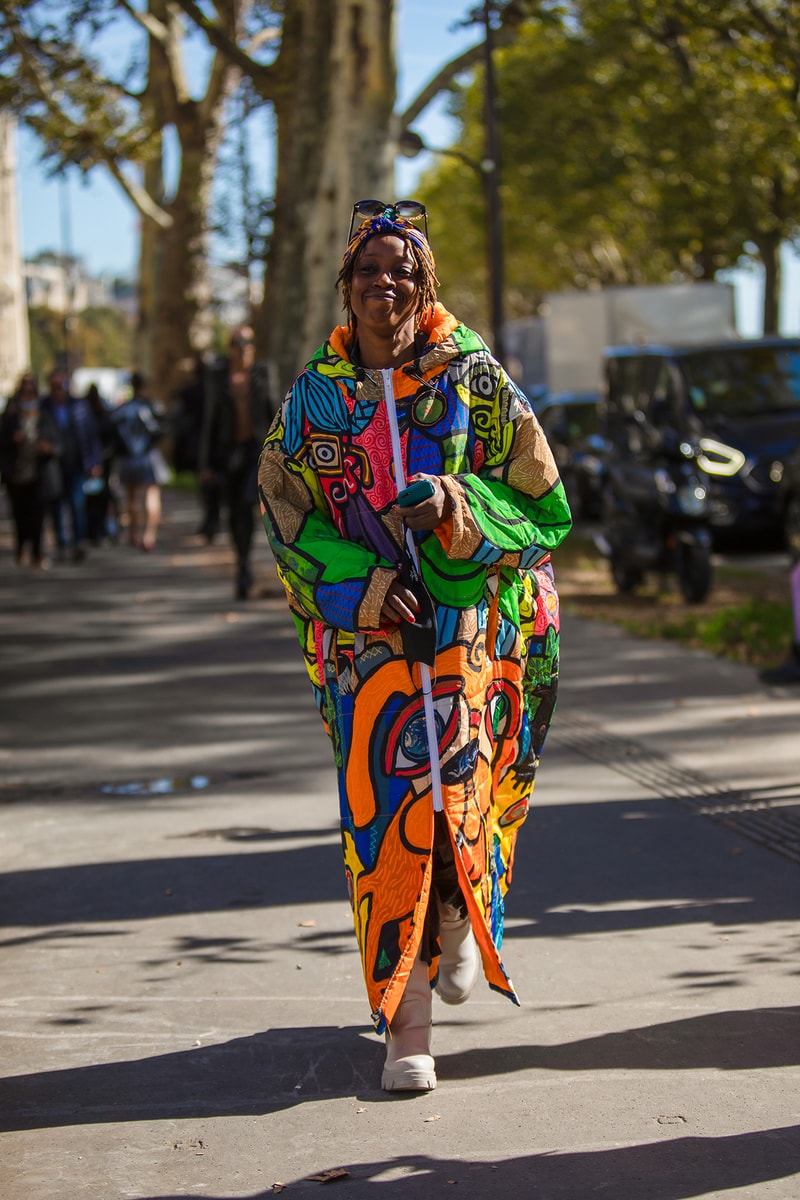 Paris Fashion Week Spring Summer 2022 SS22 Street Style Look Outfit Influencer