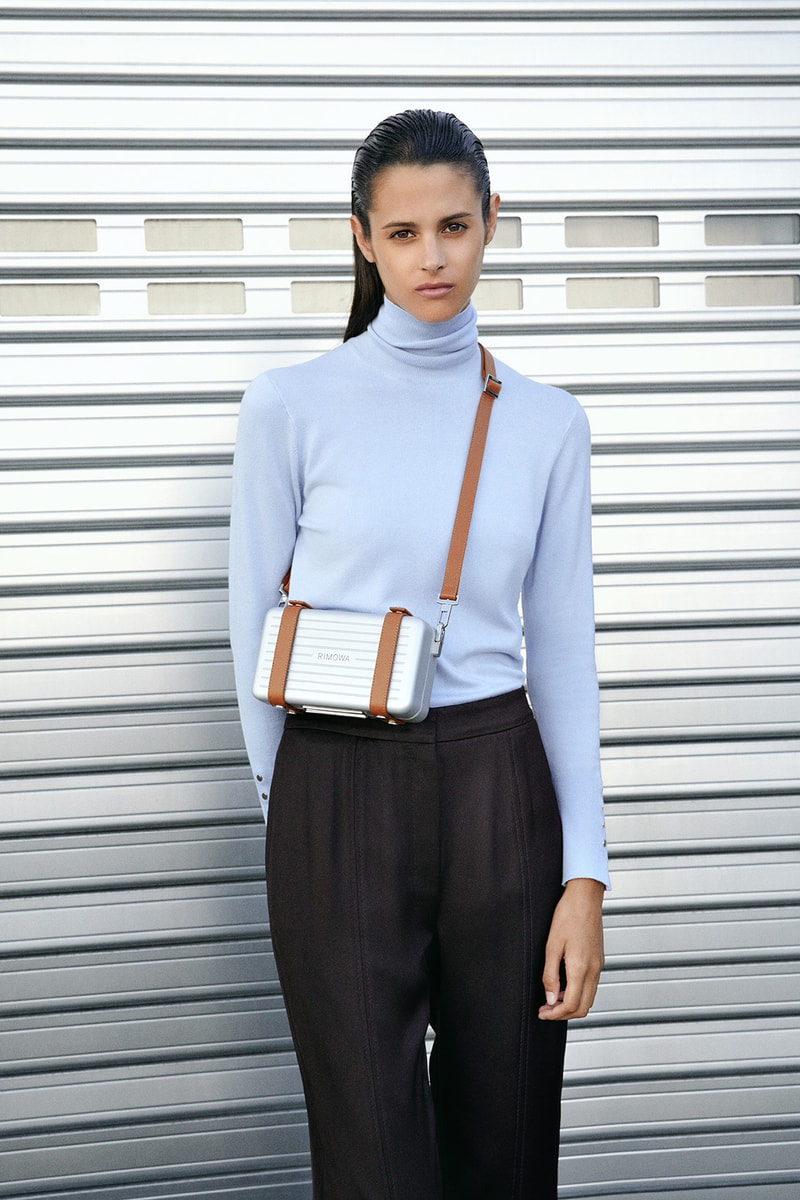 RIMOWA Personal Sling Hand Clutch Bags Blush Pink Black 