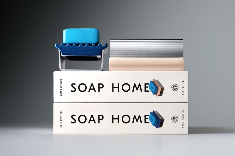 Soft Services Soap Home Buffing Bar Drying Dish Cover Box Packaging