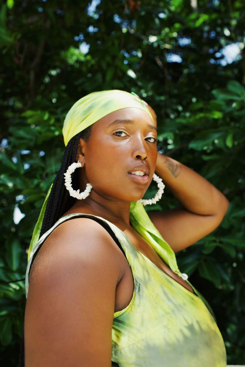 svnr mecca james williams christina tung jamaica silk dress scarf scarves sarongs jamaican flag green black yellow