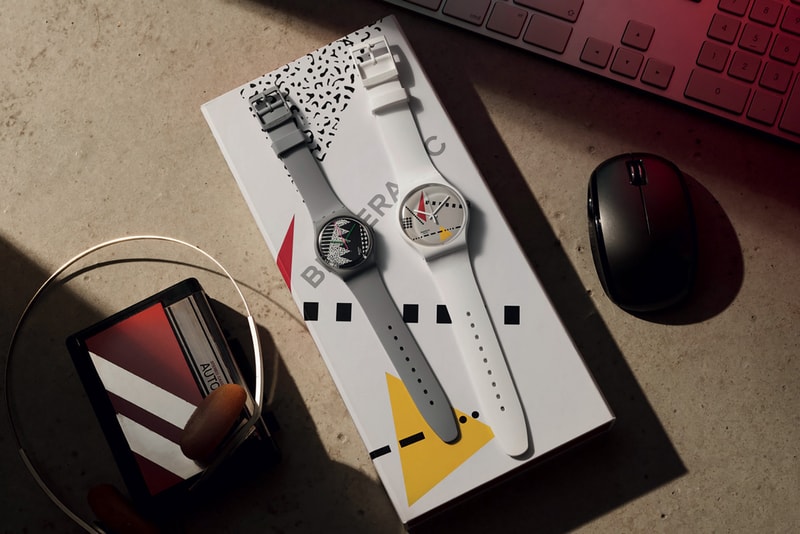 Swatch 1984 Reloaded Watch Collection BIOCERAMIC White Gray
