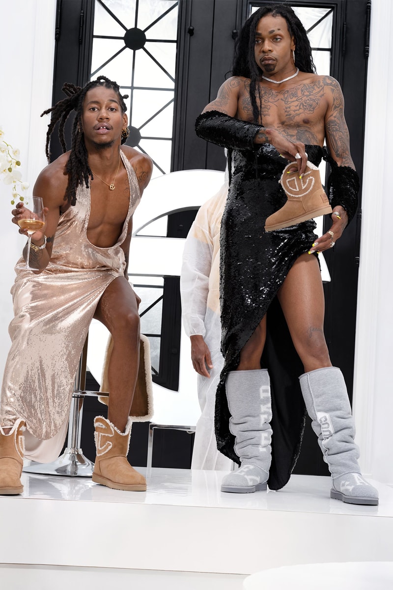 UGG Telfar Clemens Fall Winter 2021 Collection Collaboration Tote Bags Boots Bucket Hats Hoodie Sweater