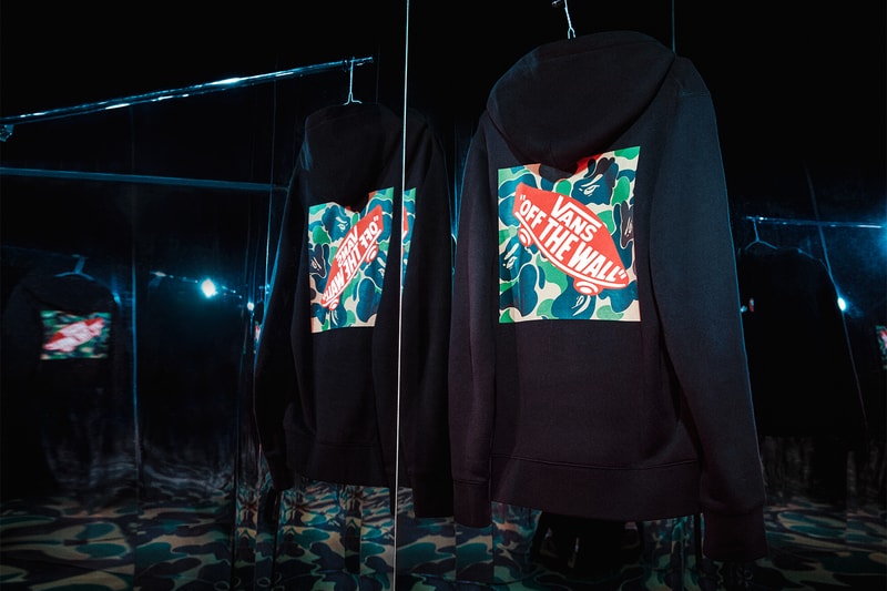 vans bape hoodie collaboration