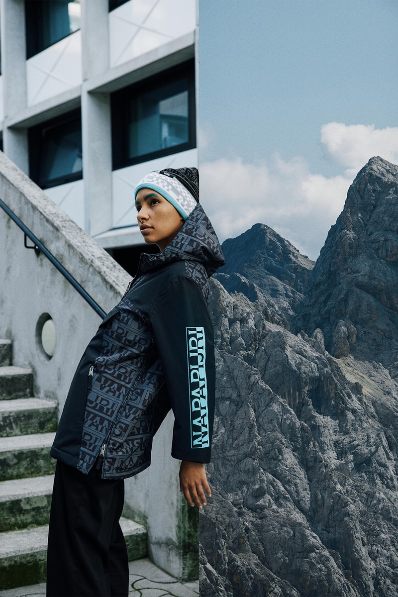 Vans Napapijri Outerwear Sneakers Collection Collaboration Anorak Jacket Beanie