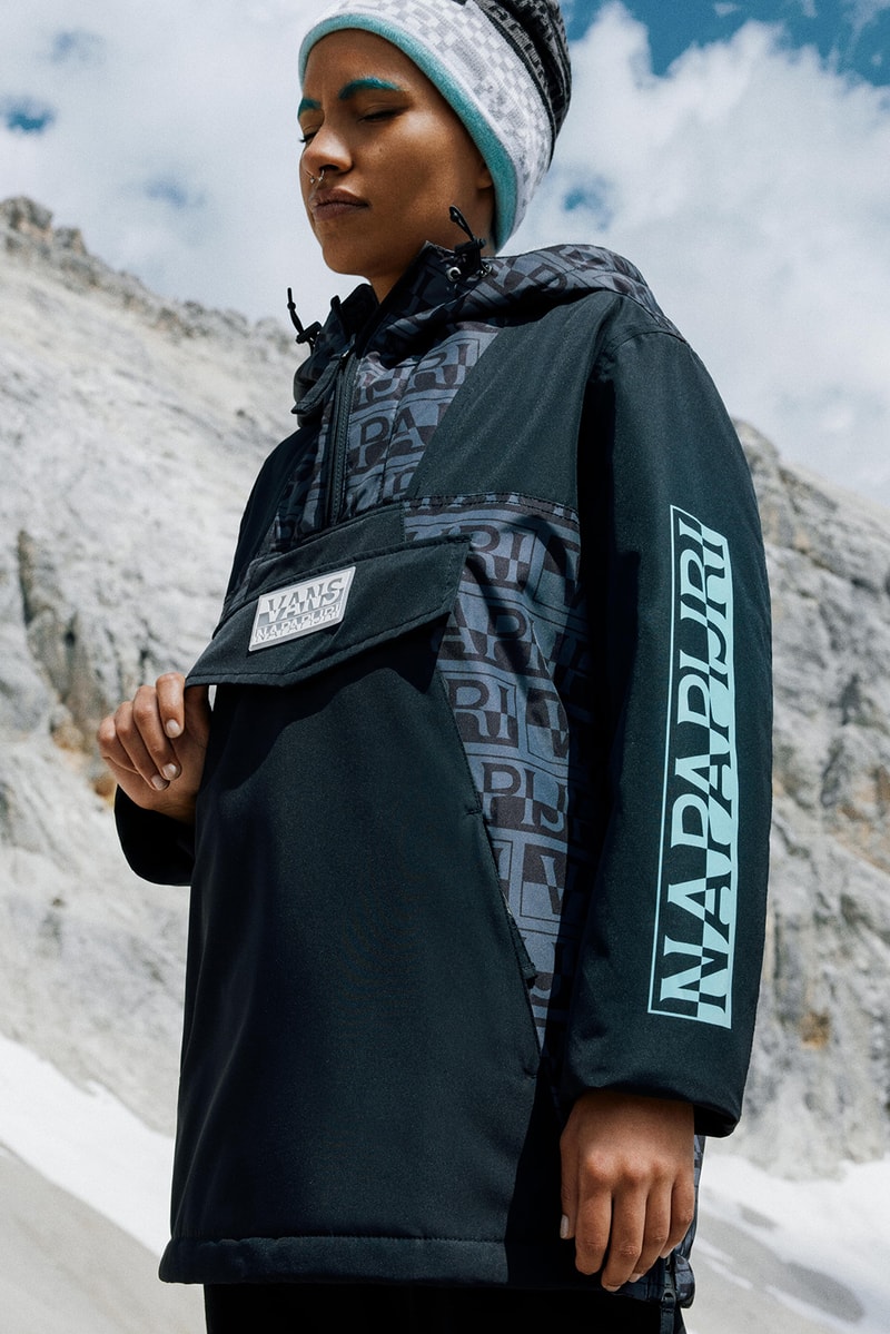 Vans Napapijri Outerwear Sneakers Collection Collaboration Anorak Jacket Beanie