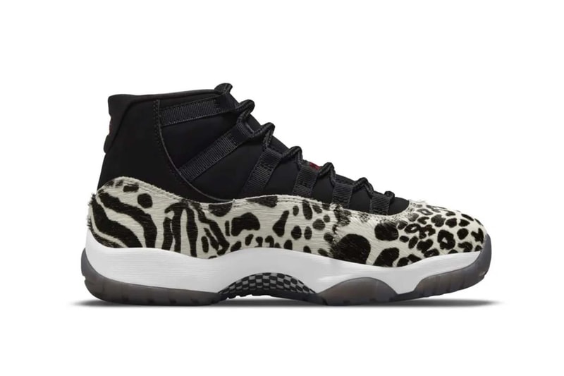 Nike Air Jordan 11 Women Black White Animal Print Black Friday Release Date