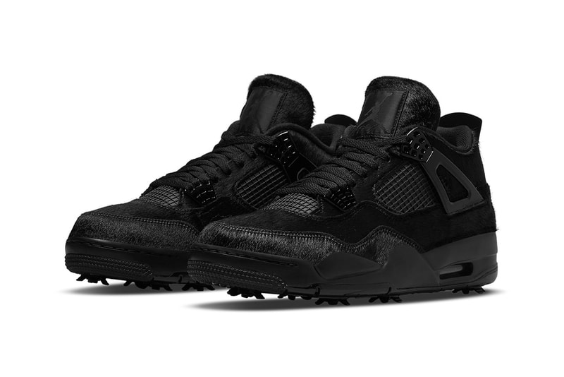 Nike Air Jordan 4 Golf Black Cat Triple Black Price Release Date