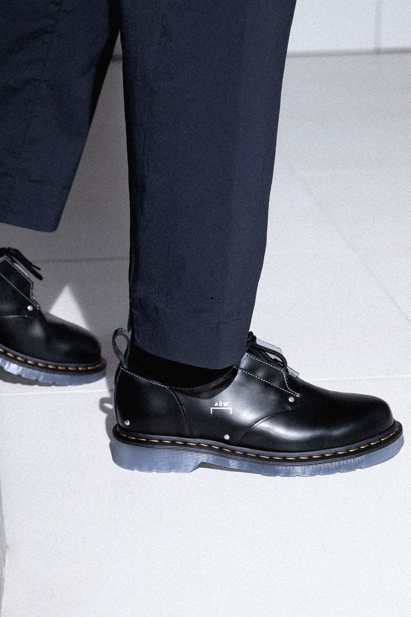 Dr. Martens A-COLD-WALL* 1461 Bex Collaboration Black Details Sole