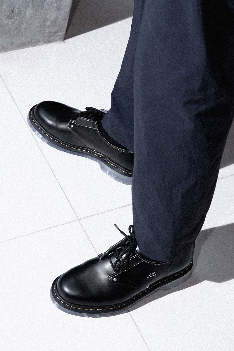 Dr. Martens A-COLD-WALL* 1461 Bex Collaboration Black Trousers Details