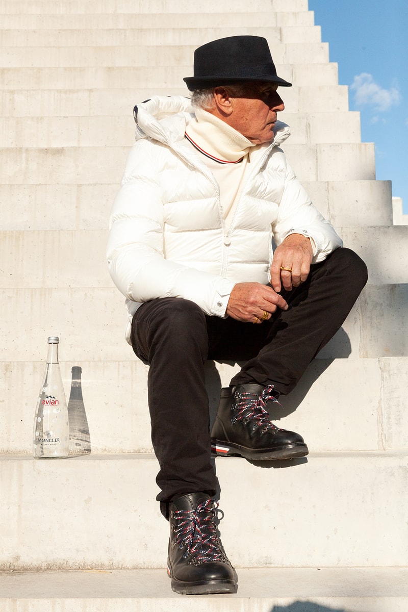 Moncler evian Limited-Edition Glass Bottle Swiss artist Not Vital Collaboration