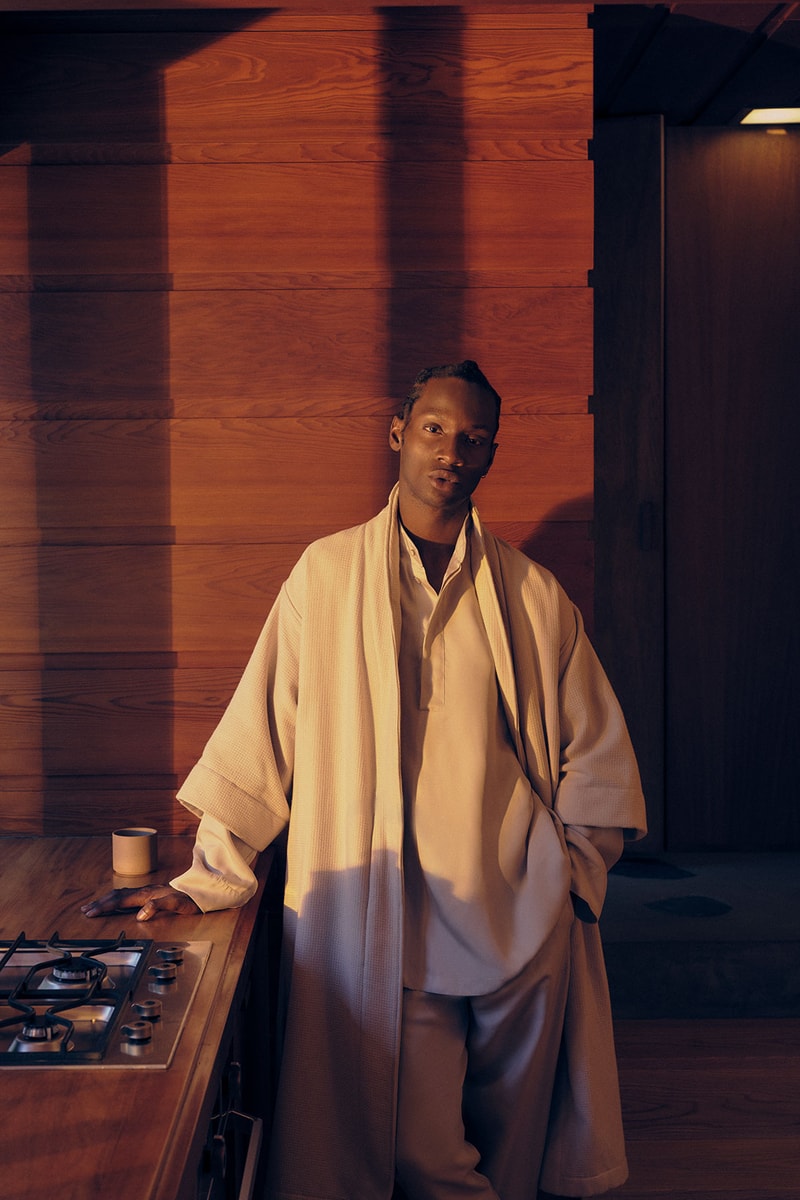 Fear of God FoG Loungewear Collection Campaign Gown Kitchen