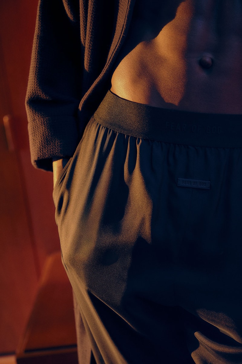 Fear of God FoG Loungewear Collection Campaign Pants Pajamas