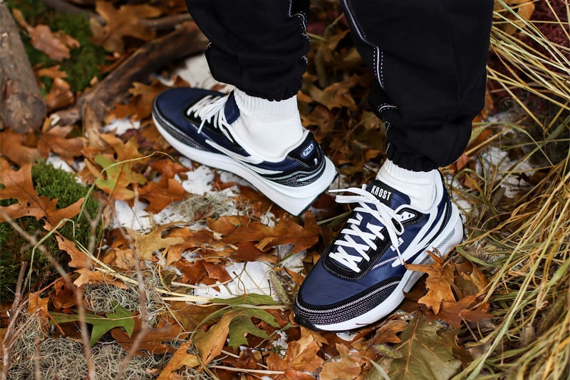 Fila Krost Renno Navy Black White Stitching On Foot