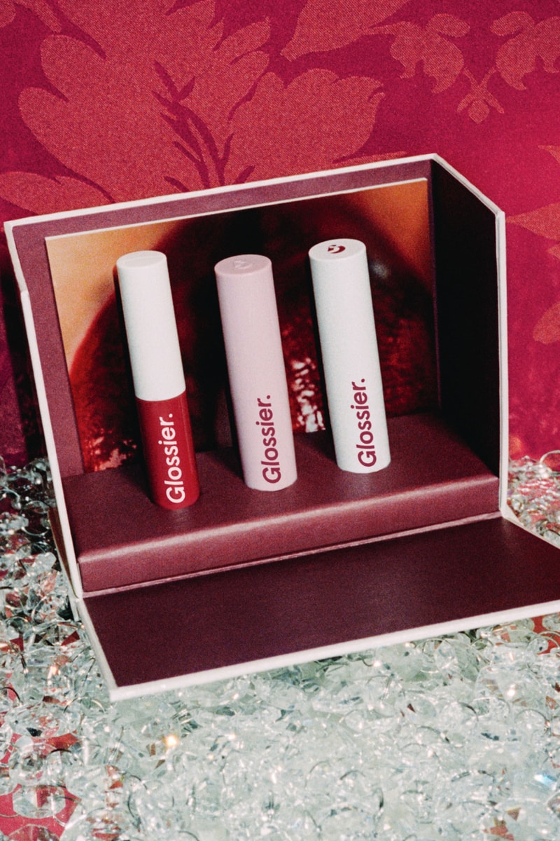 Glossier Holiday Christmas Gift Collection Lip Trio