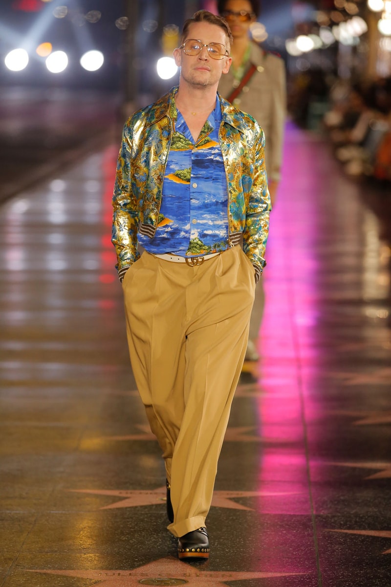 Gucci Love Parade Fashion Show Macaulay Culkin