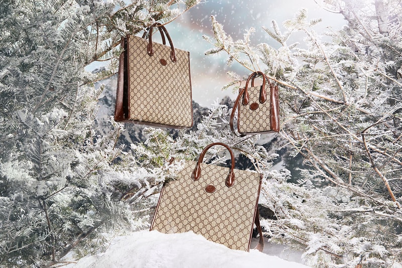 gucci aria for kai collection monogram tote bag
