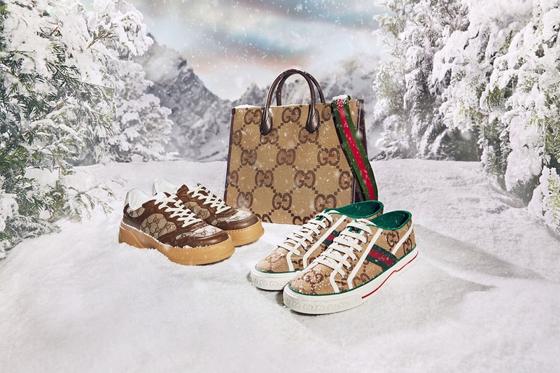 gucci aria for kai tote bag sneakers gucci monogram