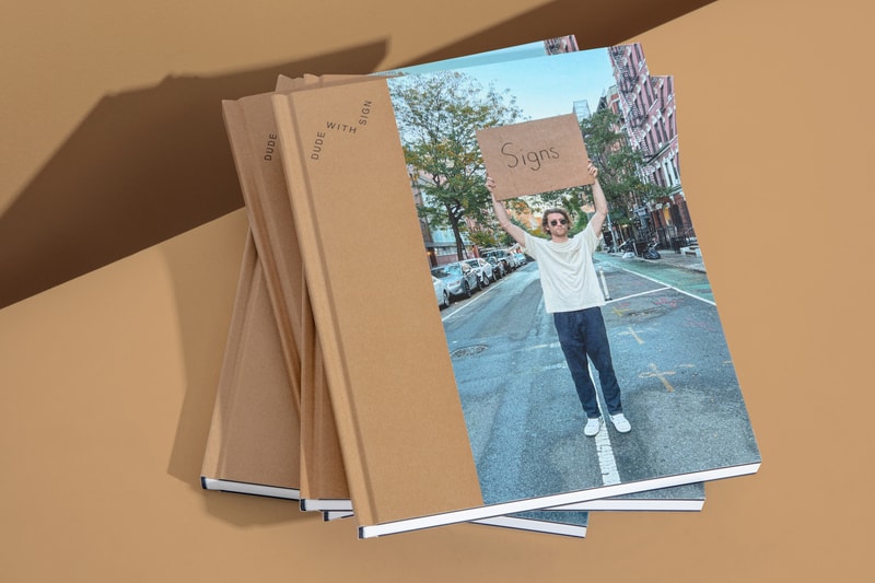 Sarah Andelman JUST AN IDEA Second Edition Drop Dude with Sign