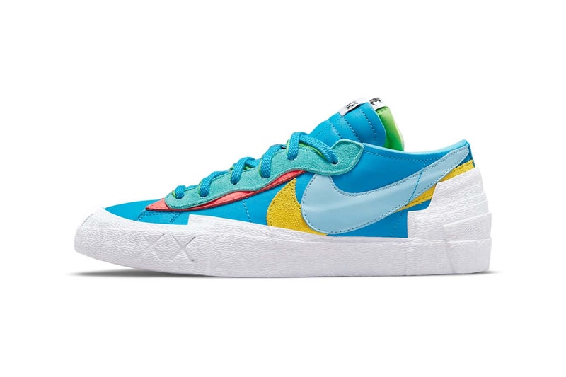 Nike x sacai x KAWS Blazer Low Neptune Blue Price Release Date Collaboration