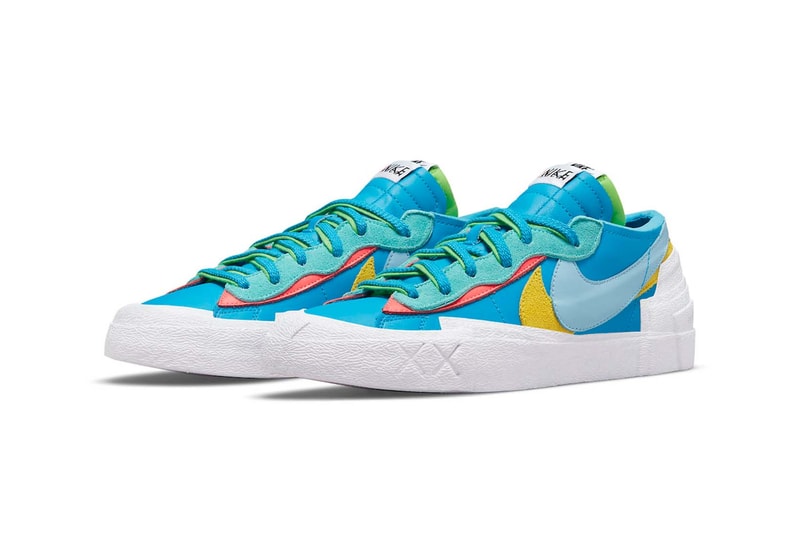 Nike x sacai x KAWS Blazer Low Neptune Blue Price Release Date Collaboration