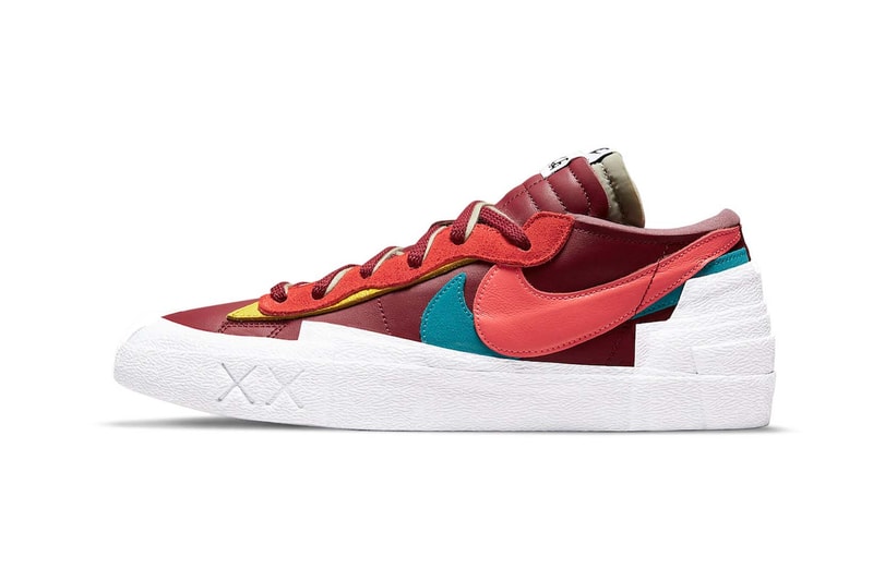 Nike x sacai x KAWS Blazer Low Team Red Price Release Date Collaboration