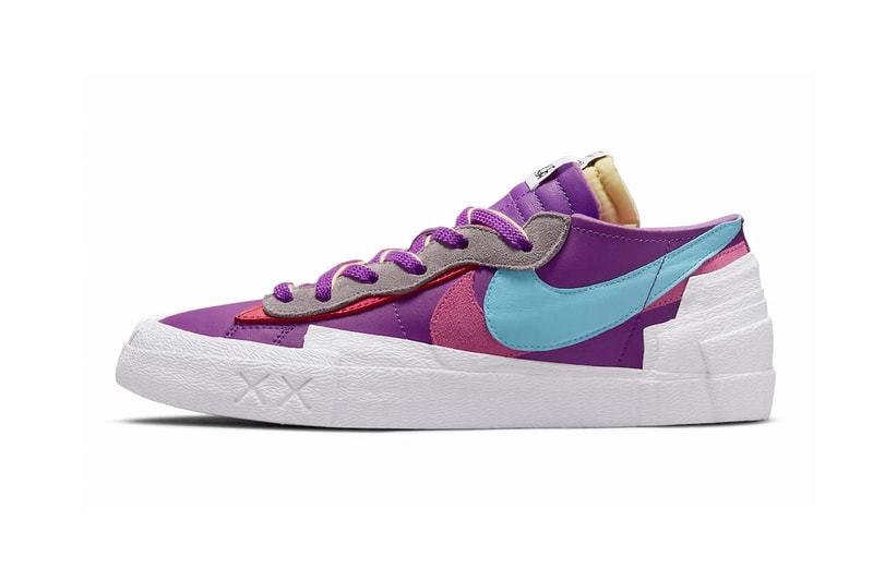 Nike x sacai x KAWS Blazer Low Purple Dusk Price Release Date Collaboration