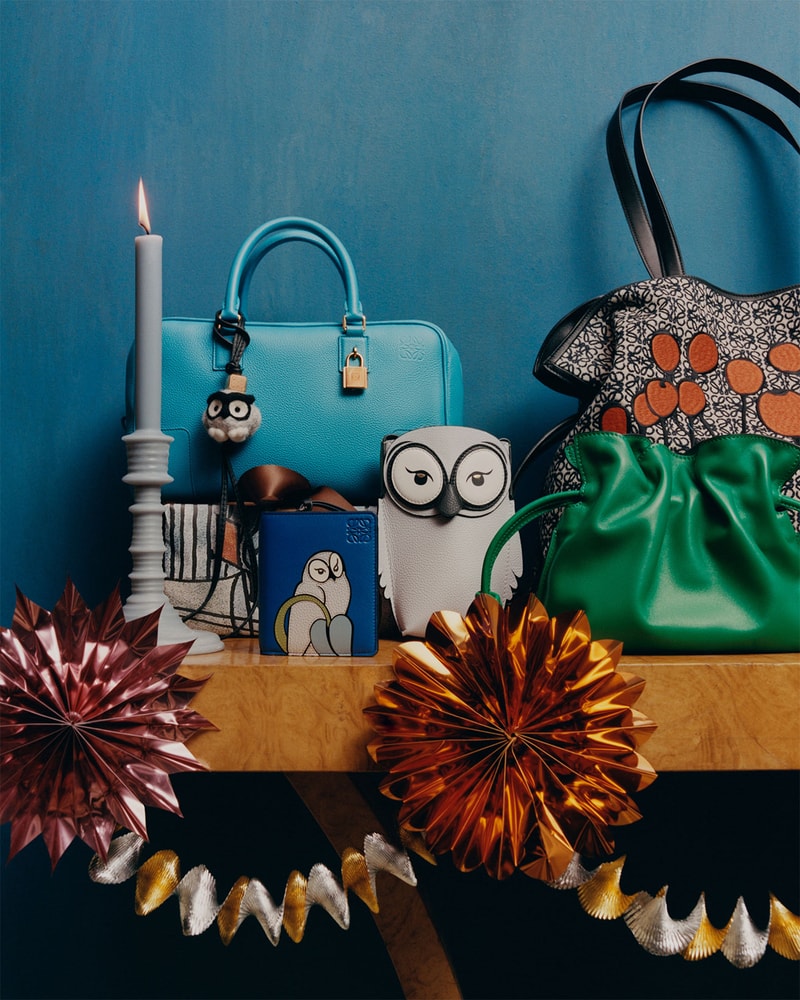 Loewe Holiday 2021 Collection Campaign Candles Amazona Handbags Leather Goods