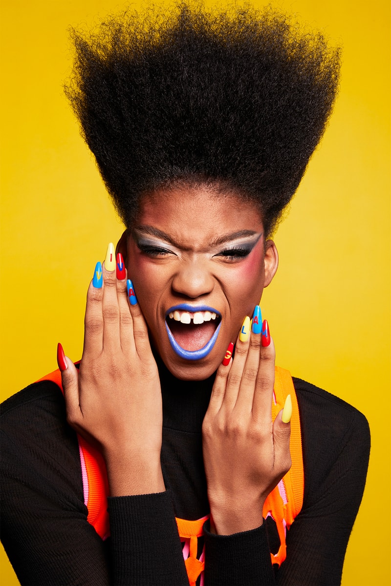MAC Keith Hering VIVA GLAM Lipsticks Collection Campaign Collaboration Makeup Beauty Yellow