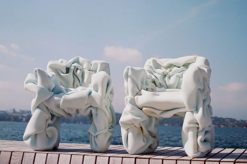 Massproductions Taps Artist Floral Mottini to Rework Used Armchairs