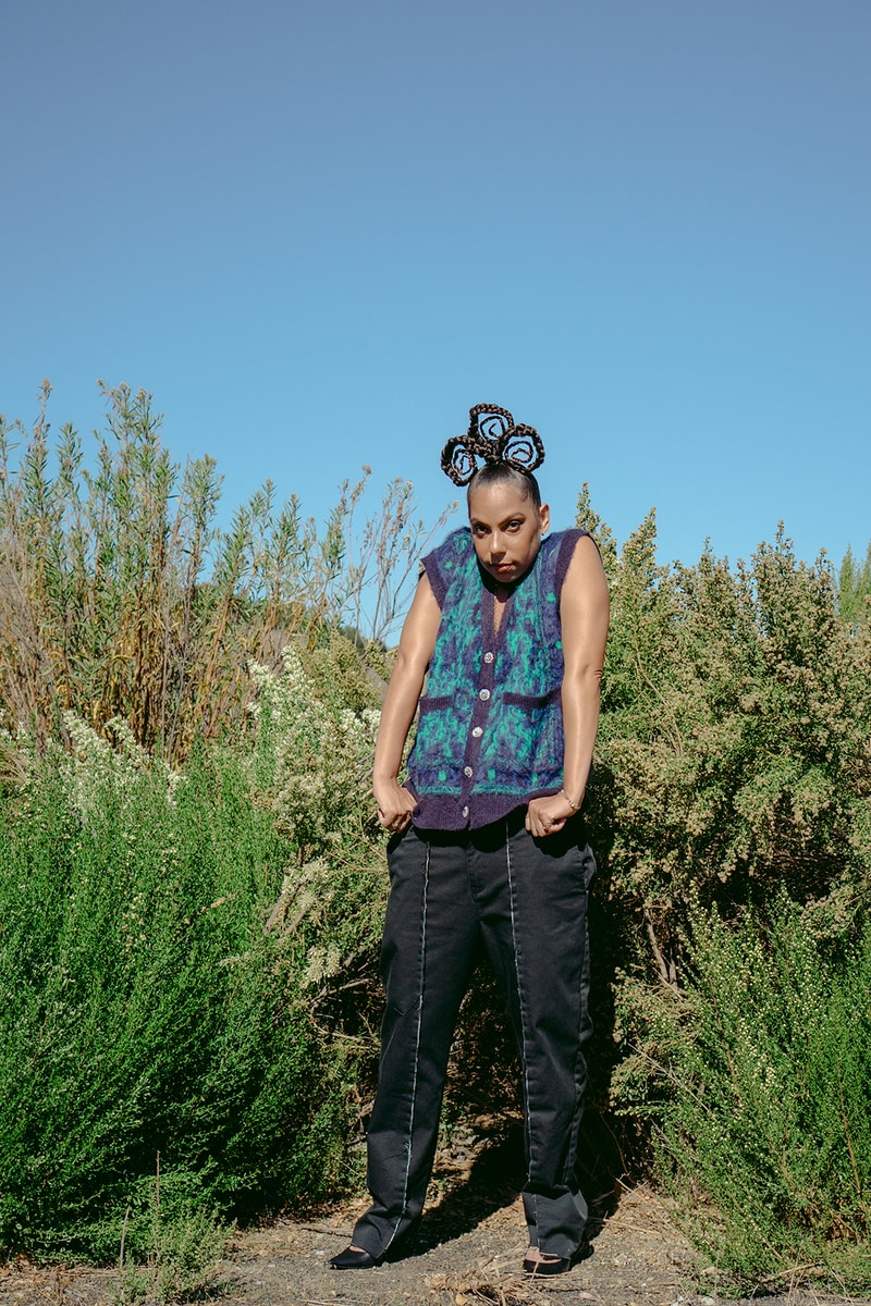 Melody Ehsani Fall Winter 2021 FW21 Lookbook Collection Melina Matsoukas Vest Pants